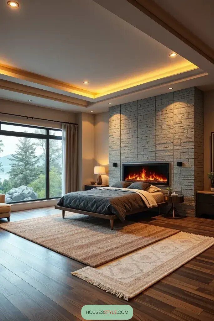Master Bedrooms With Built-In Fireplaces Explained