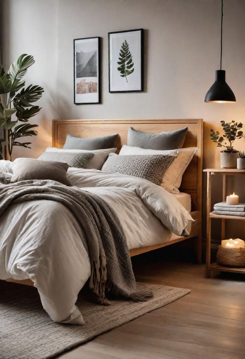 9. Simple Nordic-Inspired Bedroom Look