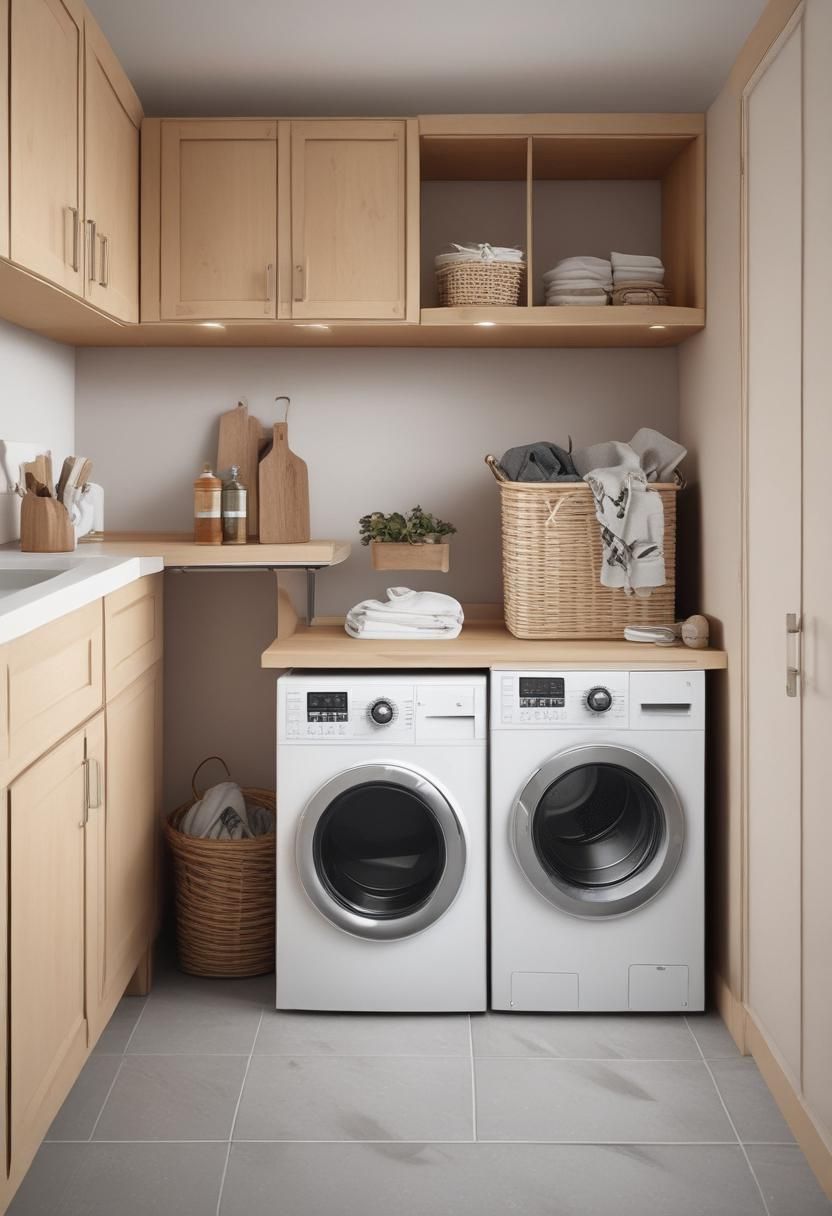 18. Drawer-Style Hidden Laundry Basket