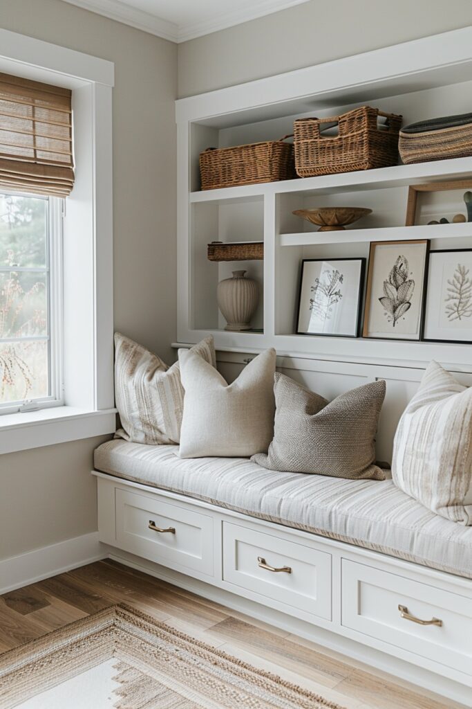 25. Built-In Bench Seating