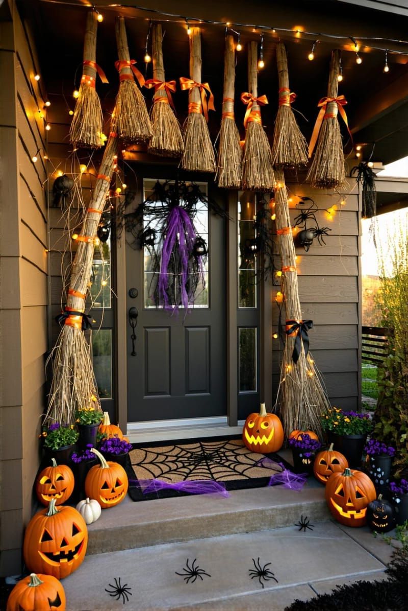 6. Upside-Down Broomstick Entryway Arch - photo 2
