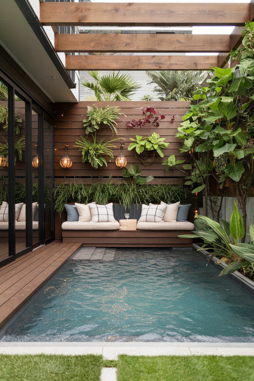 8. Pool Party Paradise: A Tiny Oasis