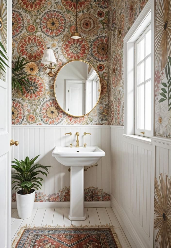 4. Bold Boho Wallpaper Trends - photo 3