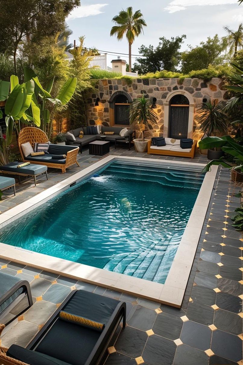 17. Art Deco Pool Design Luxury - photo 2