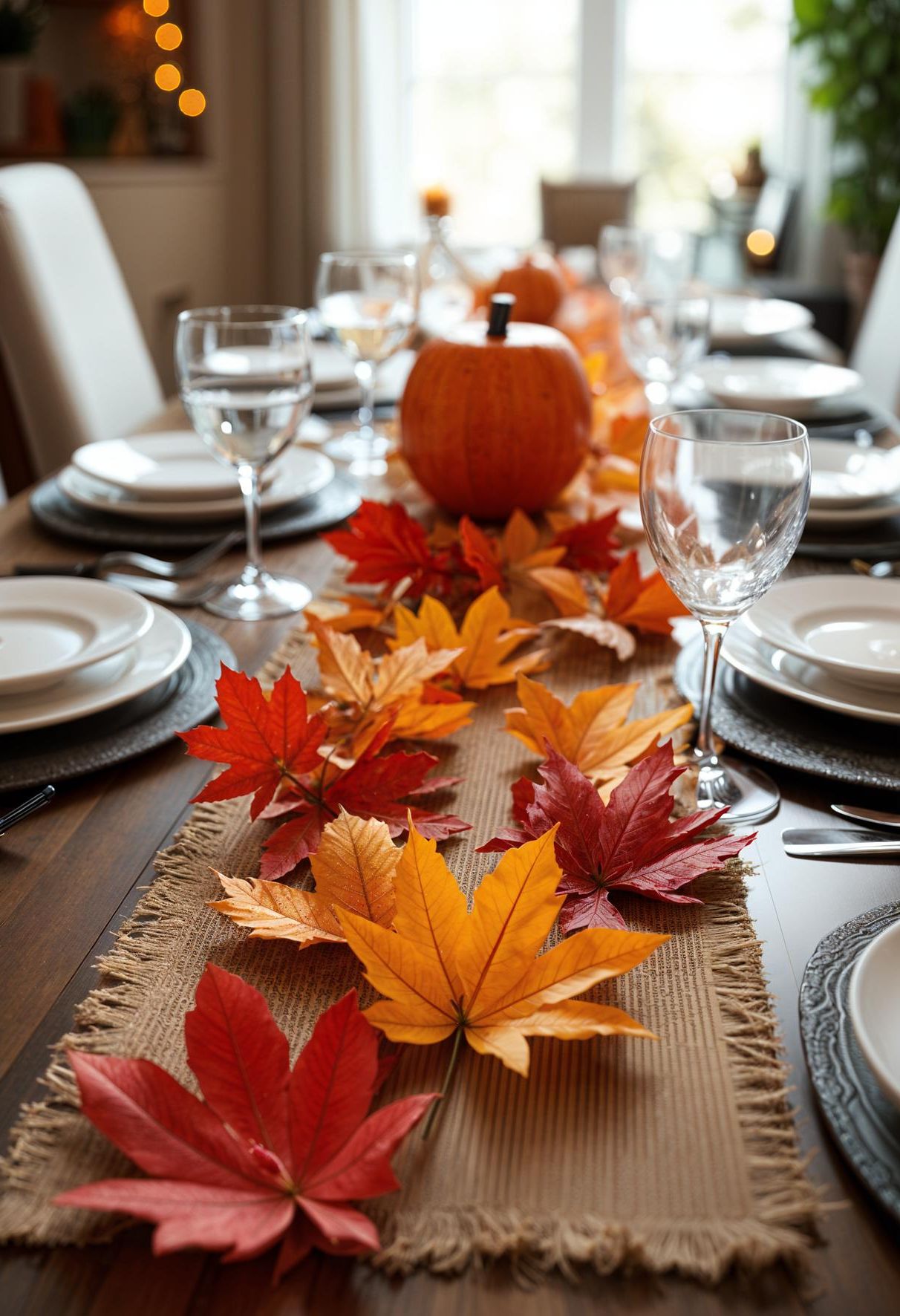 7. DIY Autumn Table Runner Ideas
