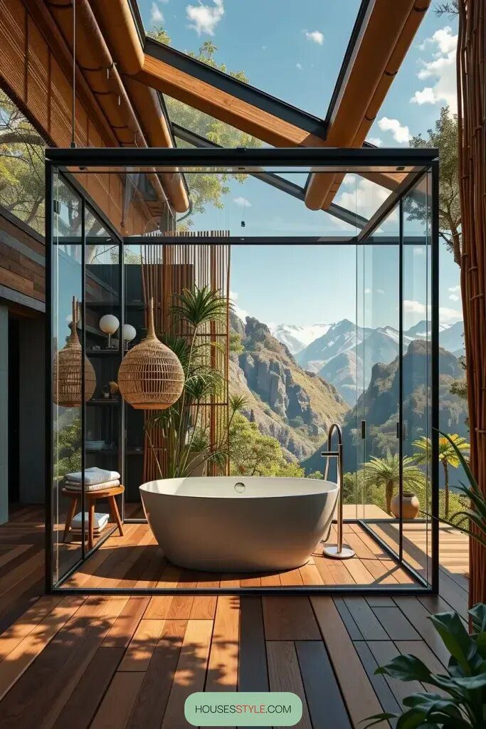 Bringing Mountain Views Into Your Shower Design - photo 2