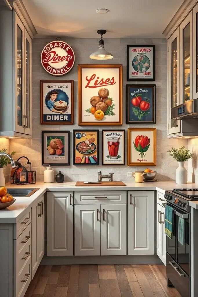 Whimsical Vintage Art for Kitchen Walls - photo 2
