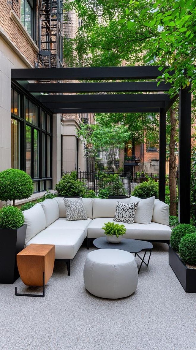 6. Cozy Seating Under a Modern Pergola - photo 2