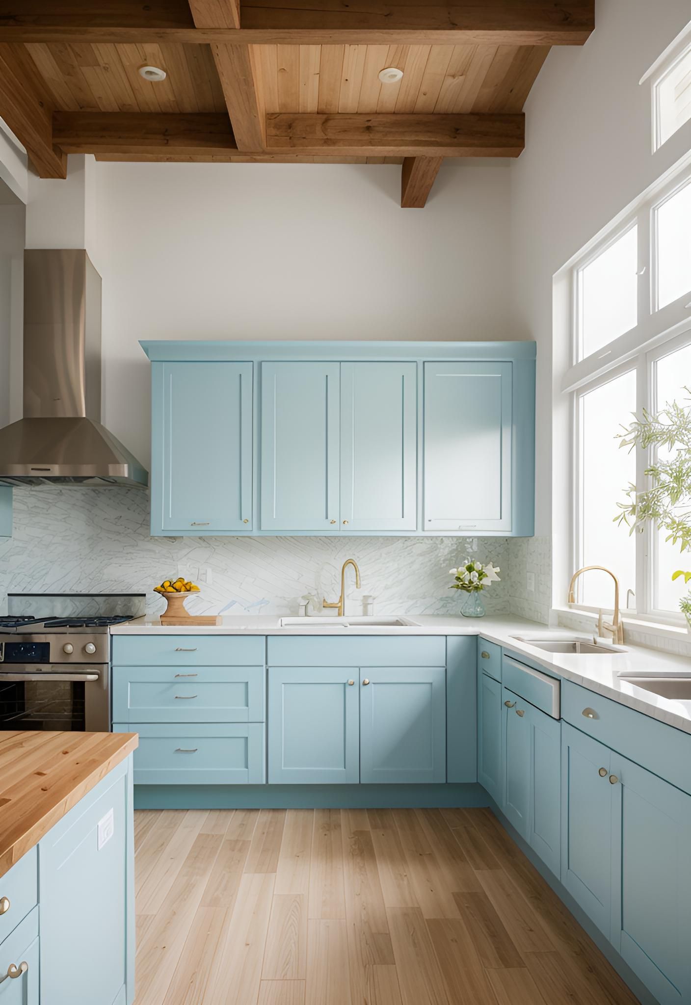 6. Seaside-Inspired Kitchen Design Ideas