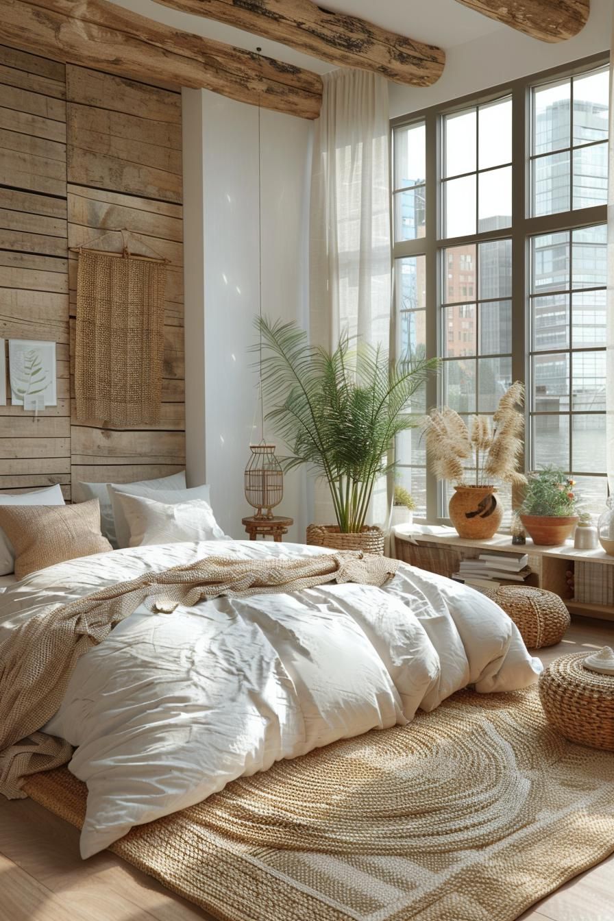5. Earthy Coastal Bedroom Inspiration - photo 3