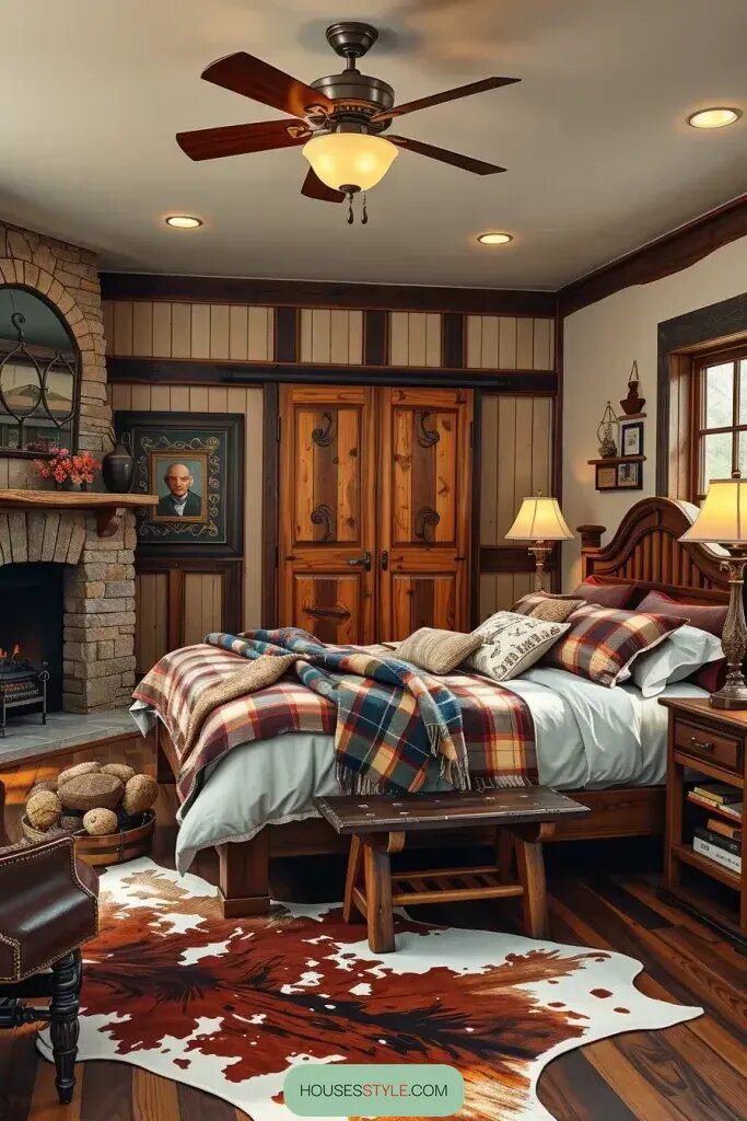 Barn-Inspired Features for Western Bedrooms
