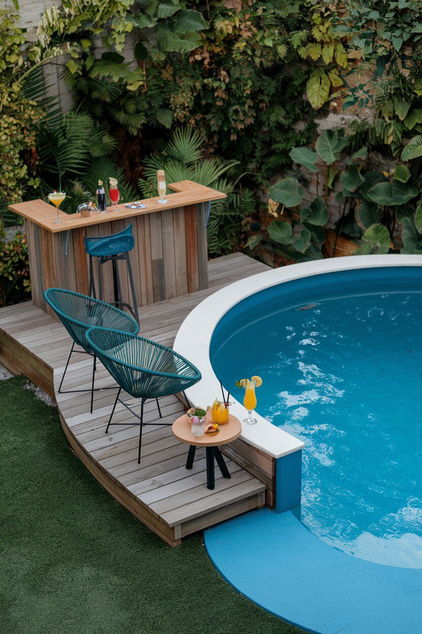 2. Swim-Up Bar Pool Deck