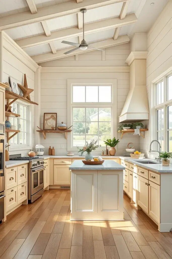 Yellow Cabinets in Sunny Coastal Kitchen Designs - photo 2