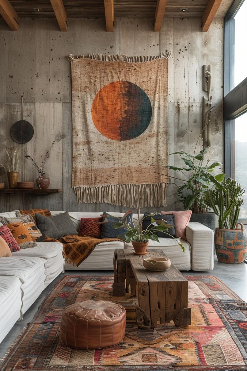 19. Designing a Boho Chic Living Room - photo 3
