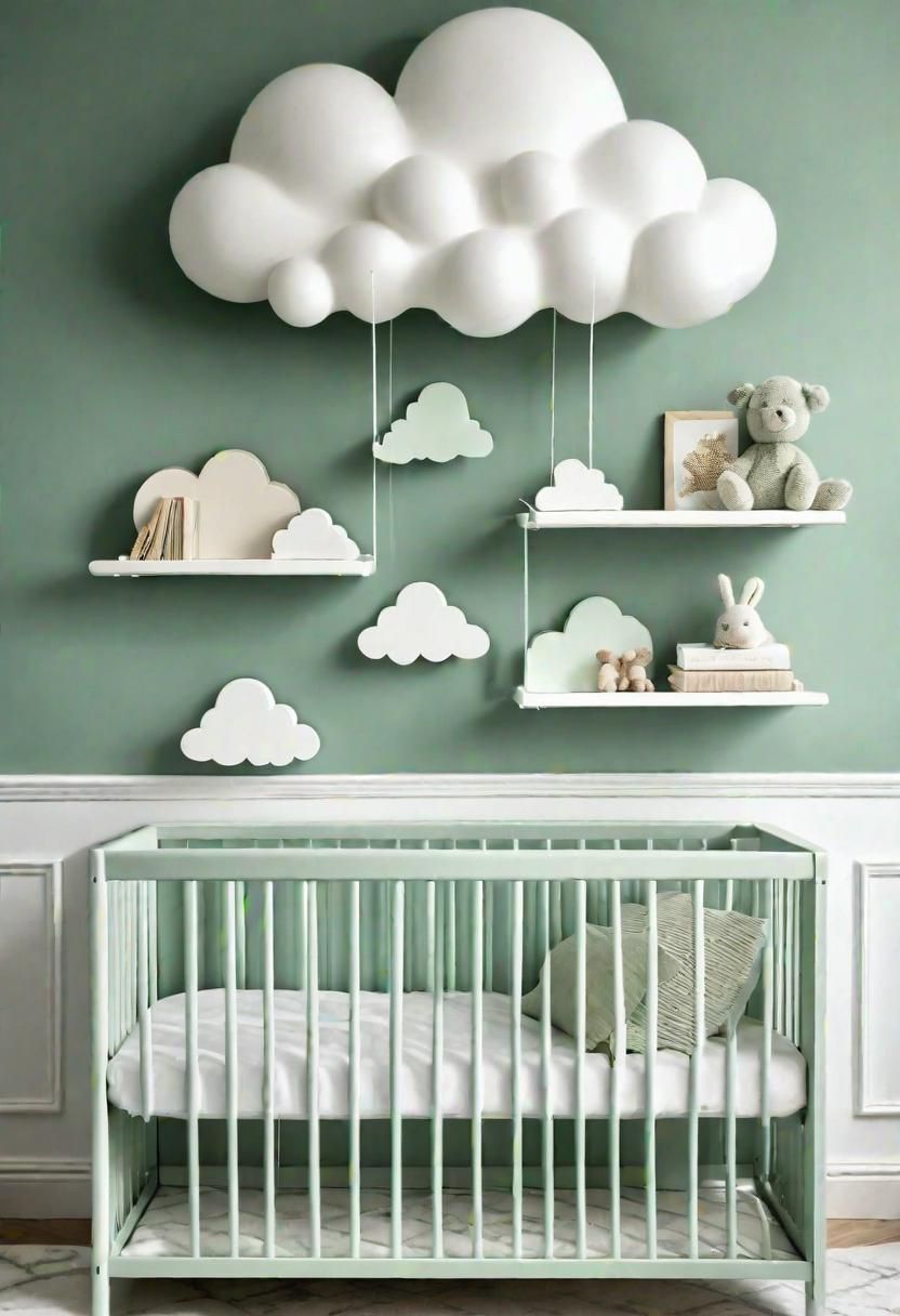 6. Cloud Shaped DIY Shelves