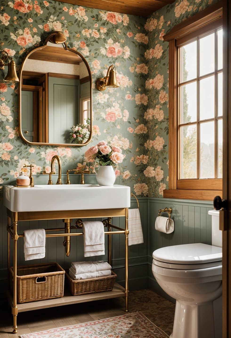 19. Cozy Country Cottage Bathroom - photo 2