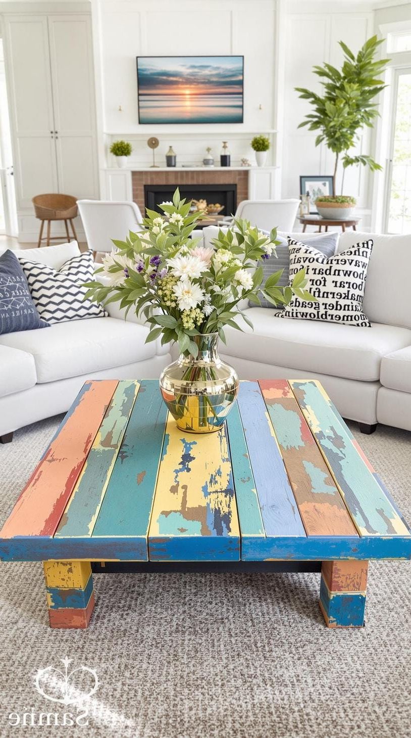 6. Repurposed Boatwood as a Statement Piece