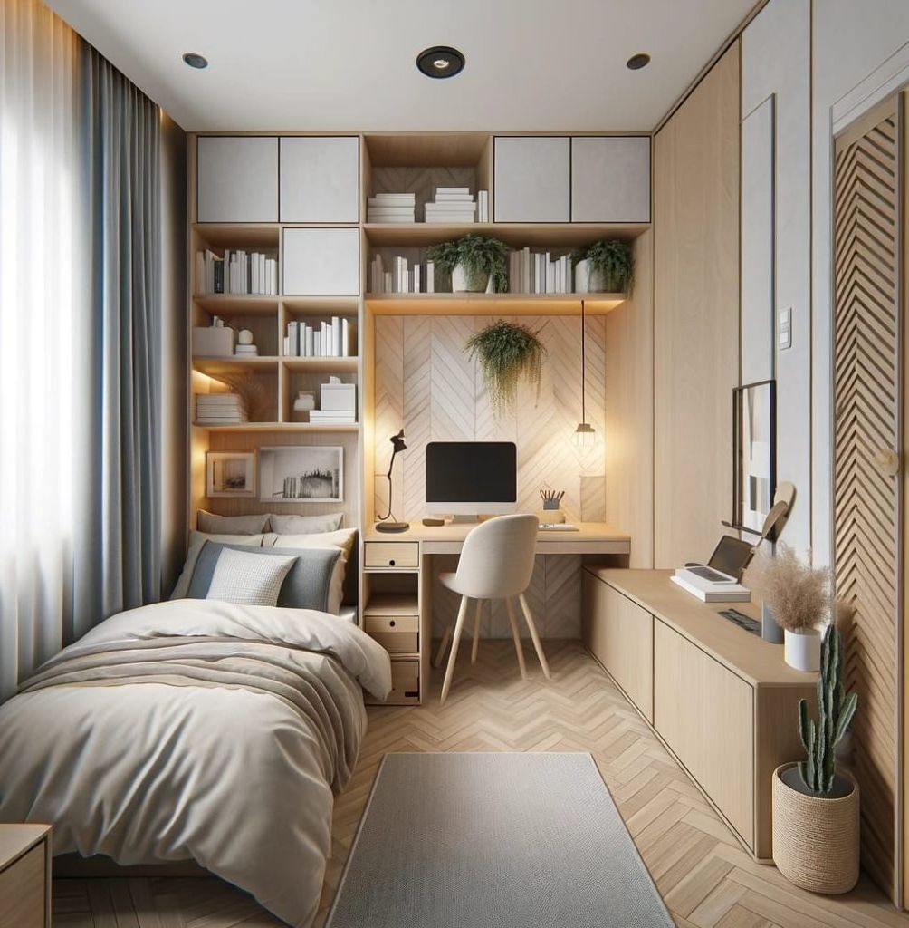 19. Combined Work and Sleep Area