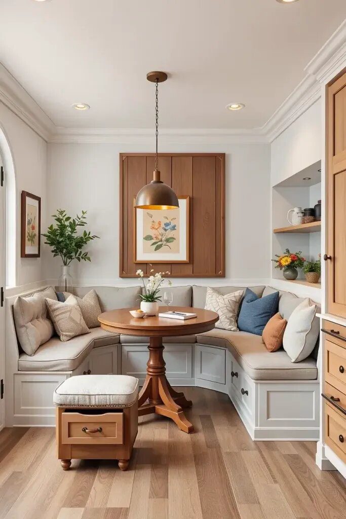 Breakfast Nooks With Custom Built-In Seating