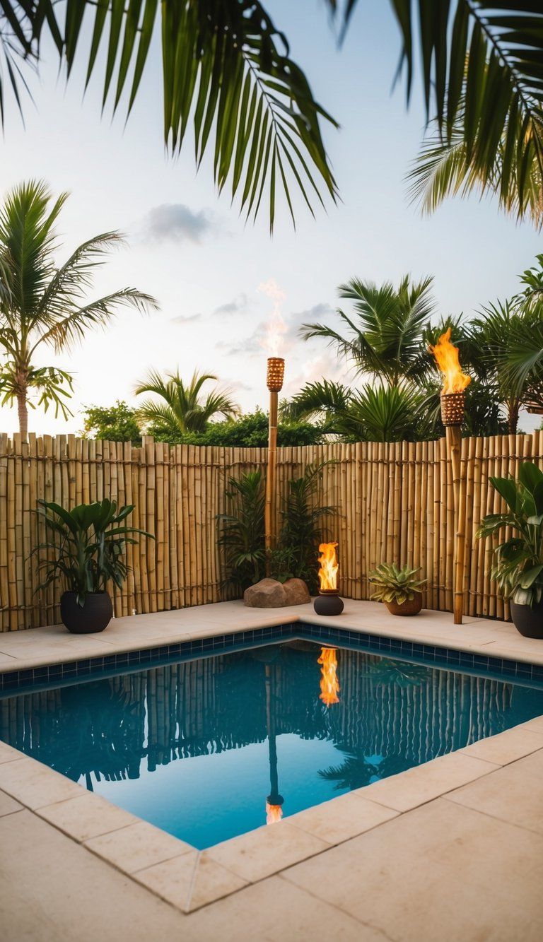 1. Incorporate bamboo accents for a tropical feel
