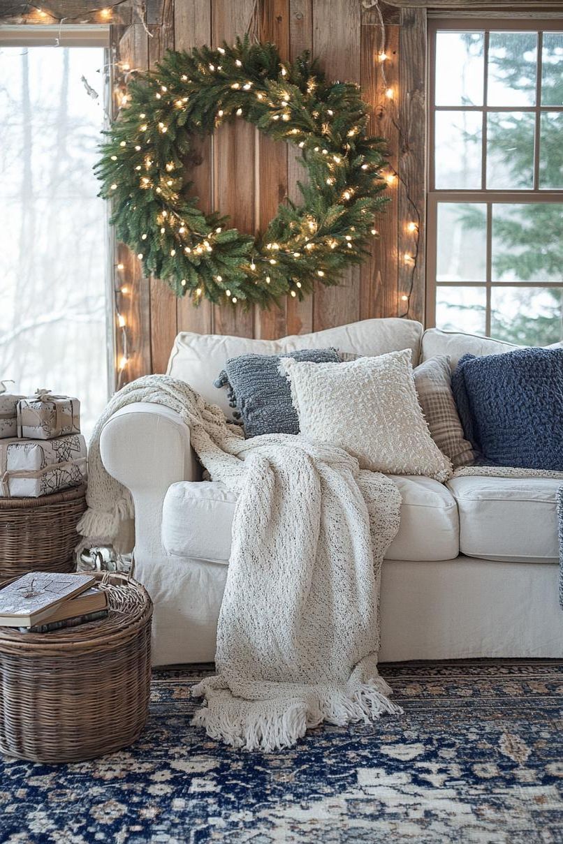 10. Wreath Ideas for the Living Room - photo 2