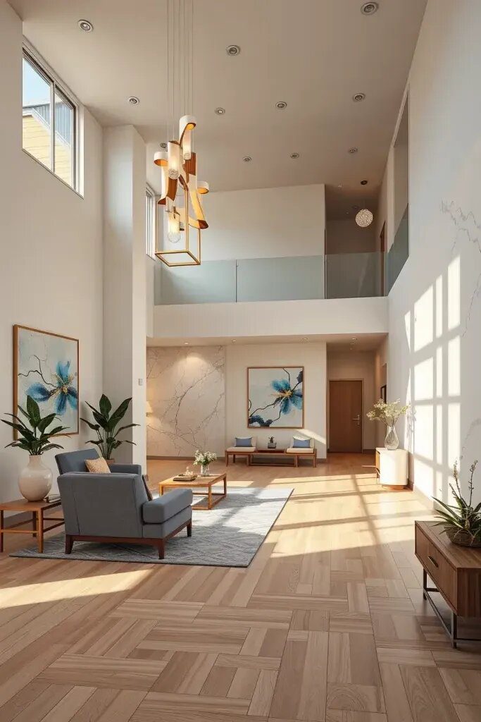 A Warm and Welcoming Take on Minimalist Lobbies