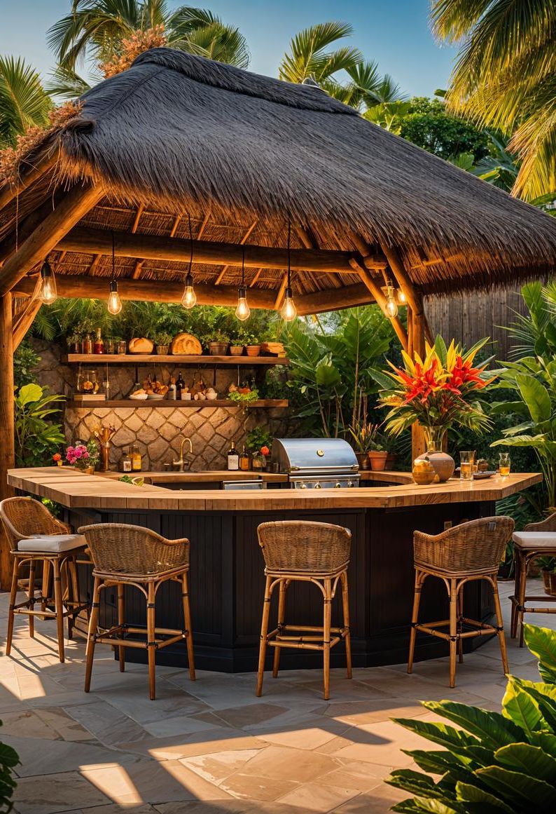 10. Tropical Escape Patio Kitchen - photo 2