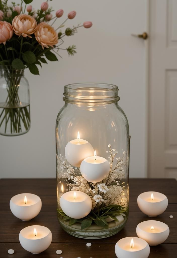 11. Easter Egg Votive Display Ideas