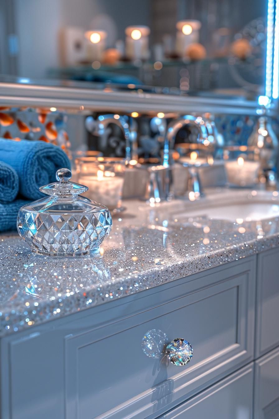 9. Mirrored Vanity for a Glamorous Look
