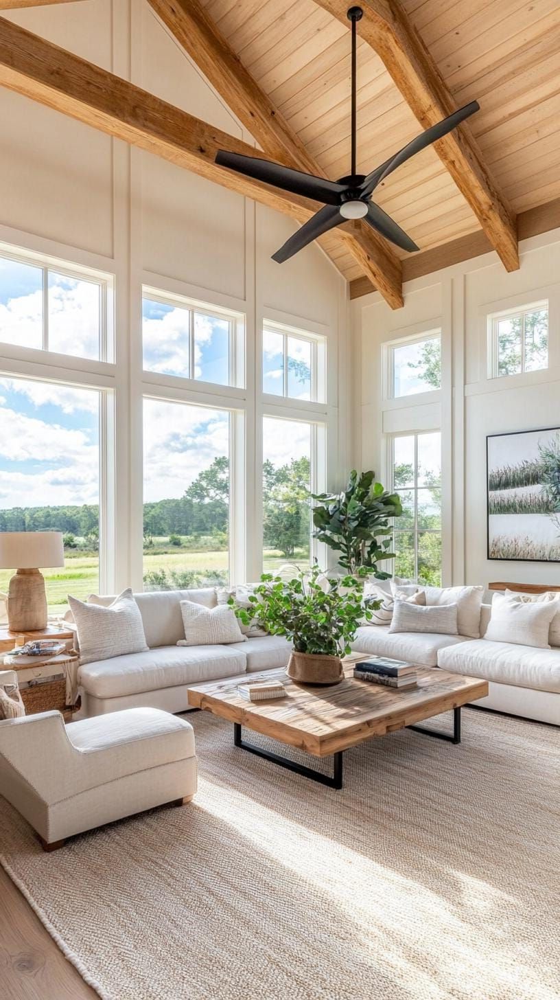 6. Oversized Windows for Natural Light and Farm Views - photo 3