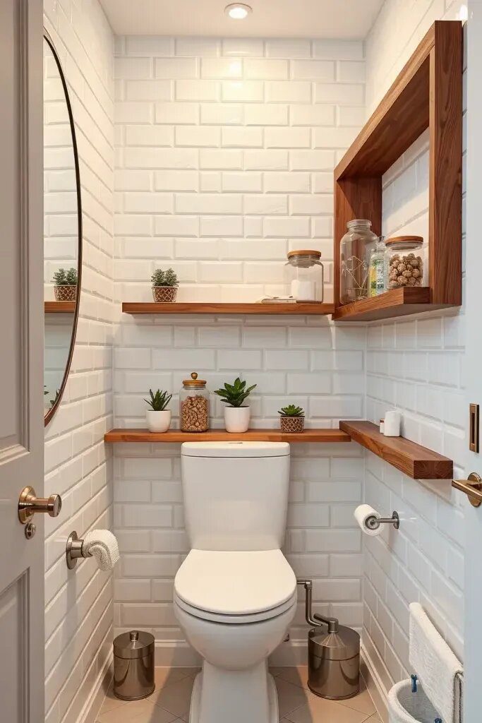 Floating Shelves for Extra Storage Space