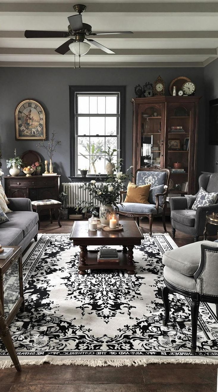 4. Vintage Rug Ideas for Farmhouse Rooms