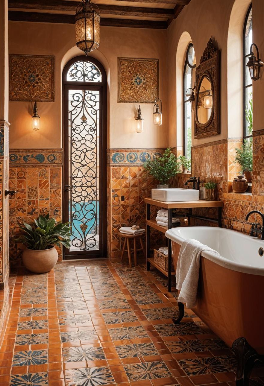 16. Mediterranean Bathroom Decor Inspiration - photo 3