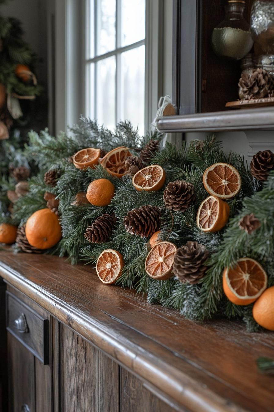 8. Rustic Holiday Garland Ideas - photo 3