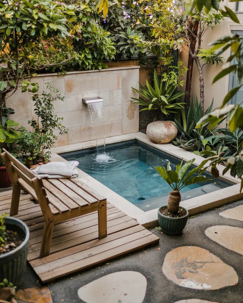 Small Plunge Pool for Tight Spaces