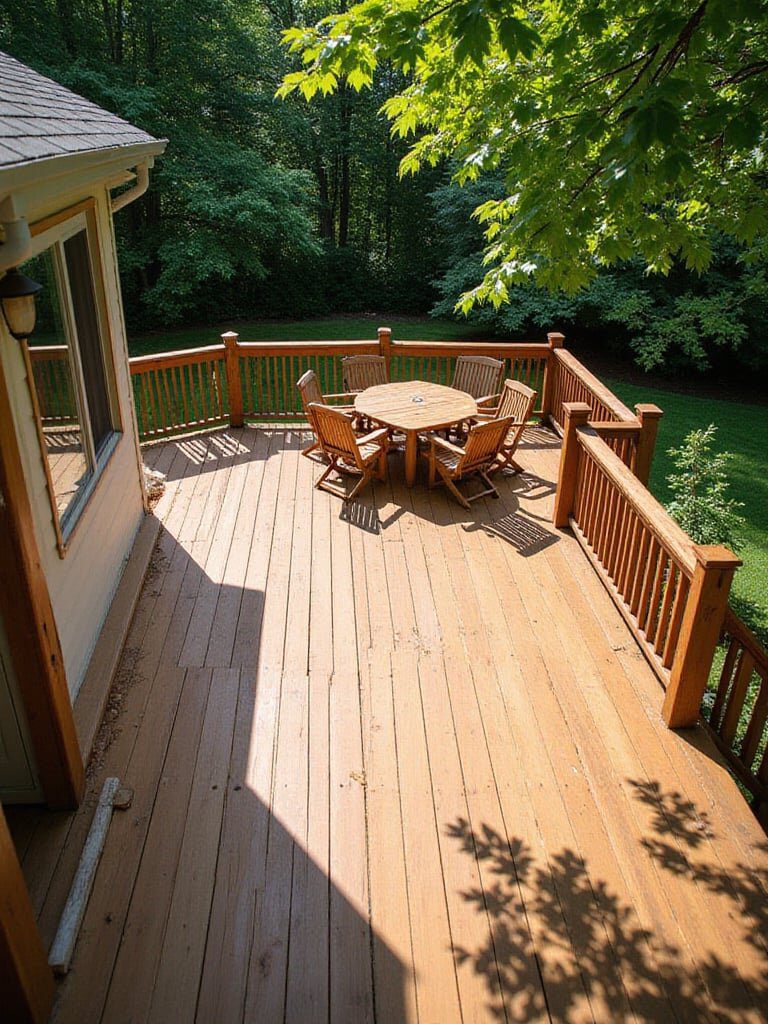 1. Step Onto a Classic Wood Deck for Natural Charm
