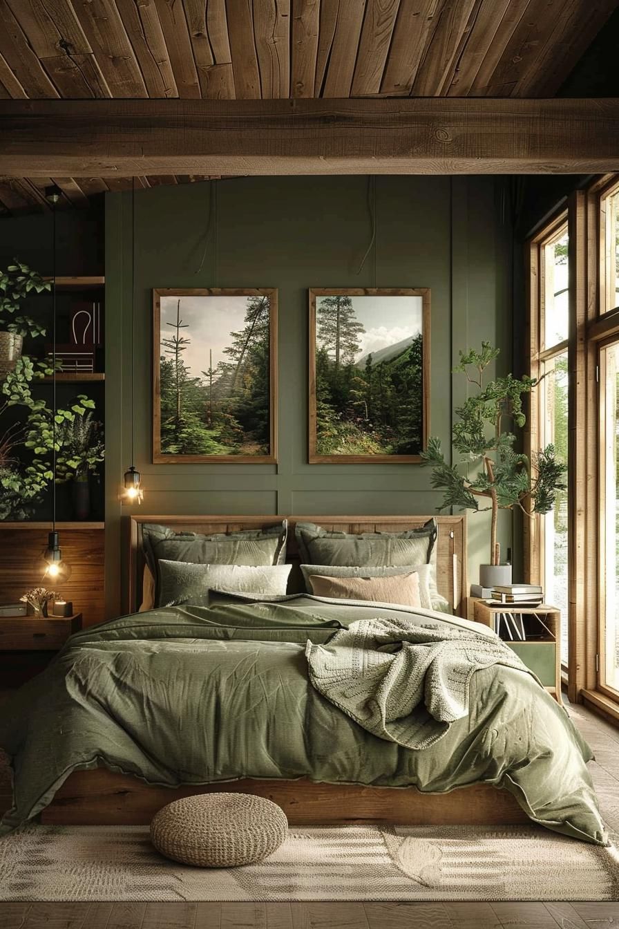 1. Forest Retreat Bedroom Design - photo 3