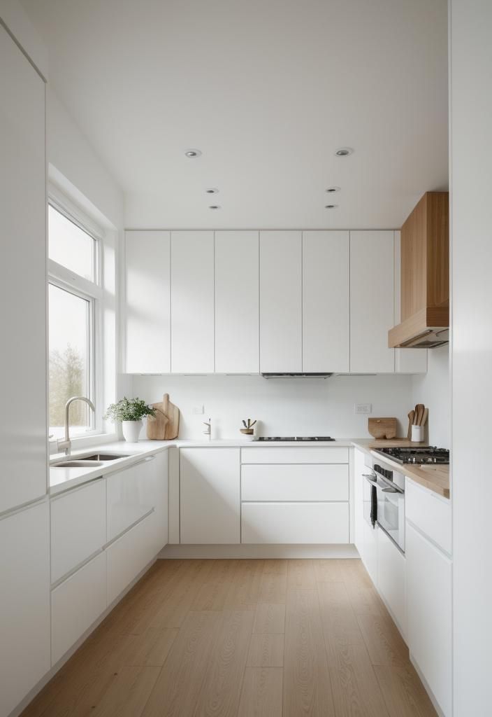 1. Scandinavian White Kitchen Style