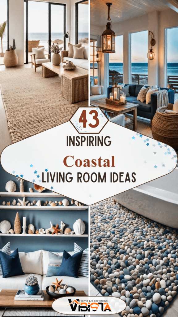 43 Inspiring Coastal Living Room Ideas