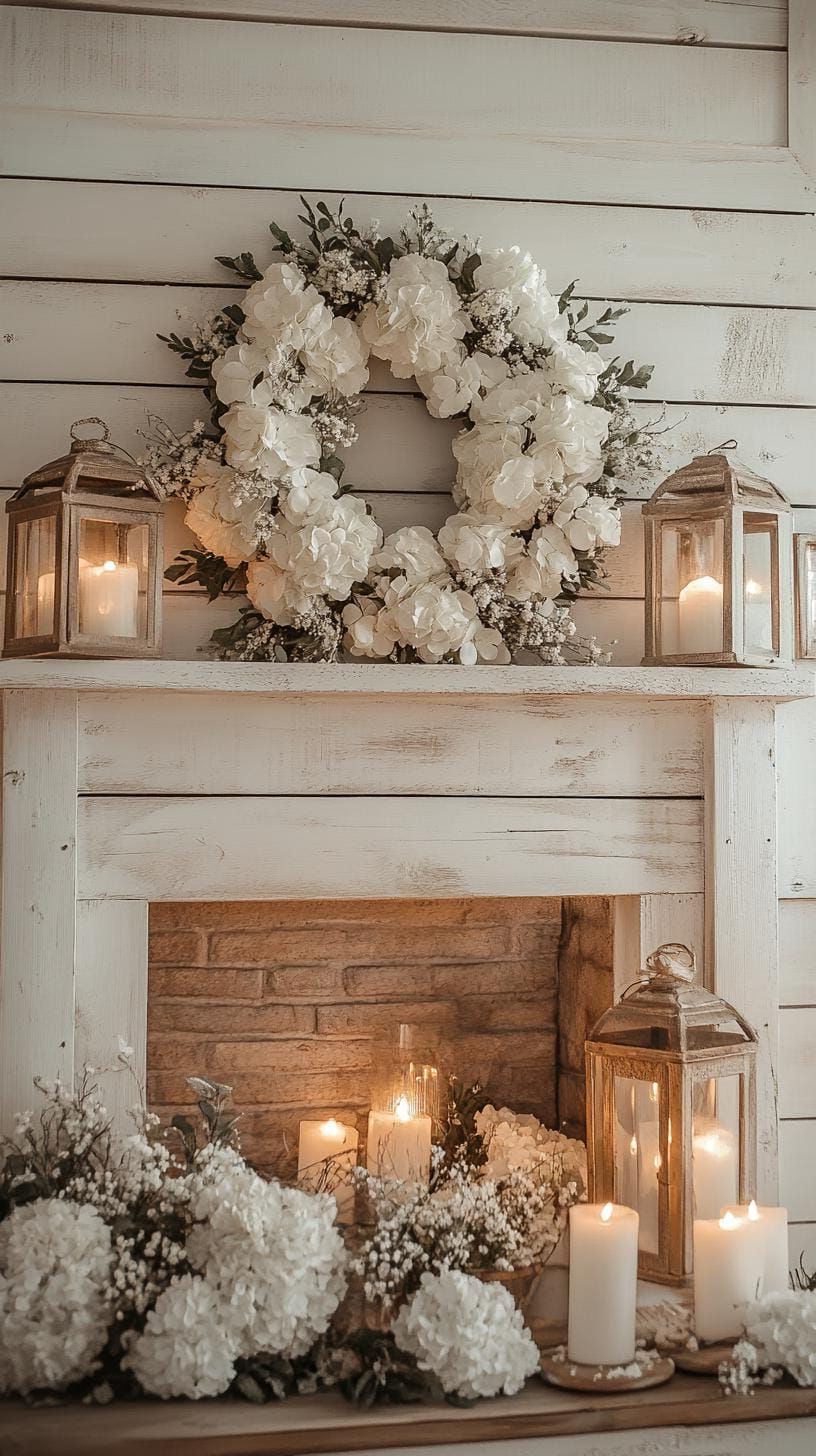 1. Rustic Farmhouse Mantel Styling Tips - photo 2