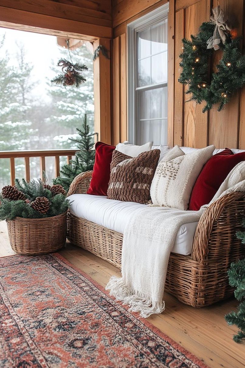 18. Greenery-Filled Basket Displays - photo 3