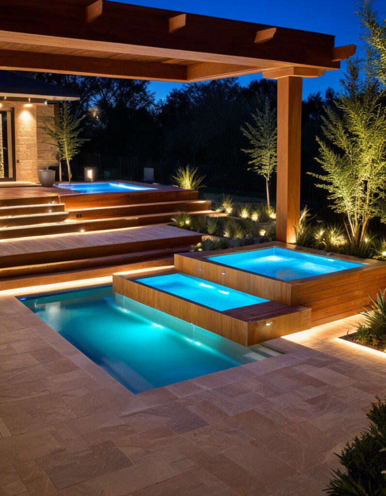 Jacuzzi Additions to Outdoor Pool Areas
