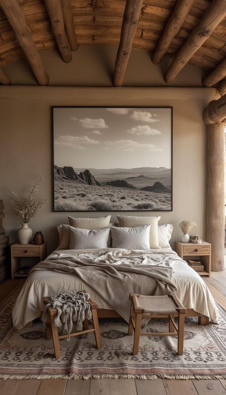 20. Hang Monochrome Desert Landscape Photos