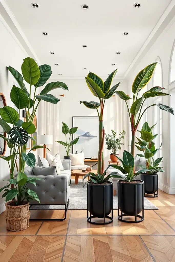 Lush Foliage in Stylish Plant Pots - photo 2