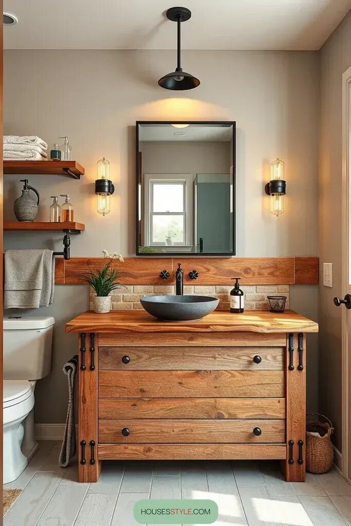 Building a Vanity With Reclaimed Wood