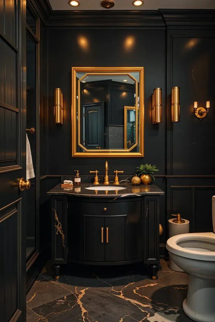Black and Gold Palettes Inspired by Ralph Lauren