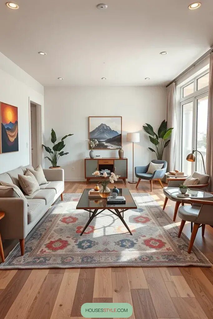 Improving Traffic Flow In Small Living Room Designs