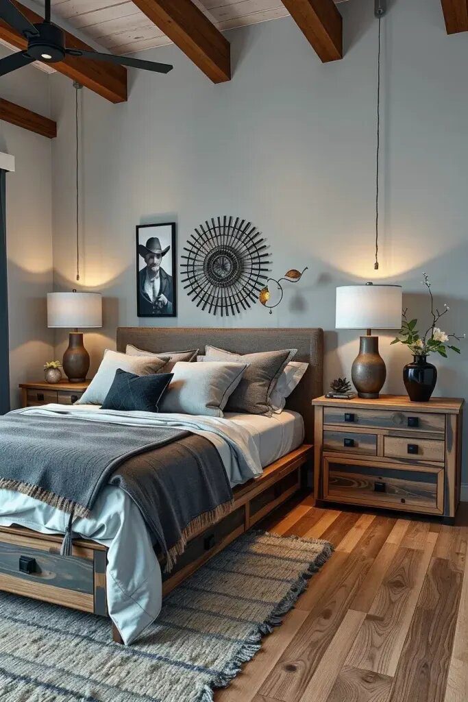 Nightstands That Blend Rustic and Modern