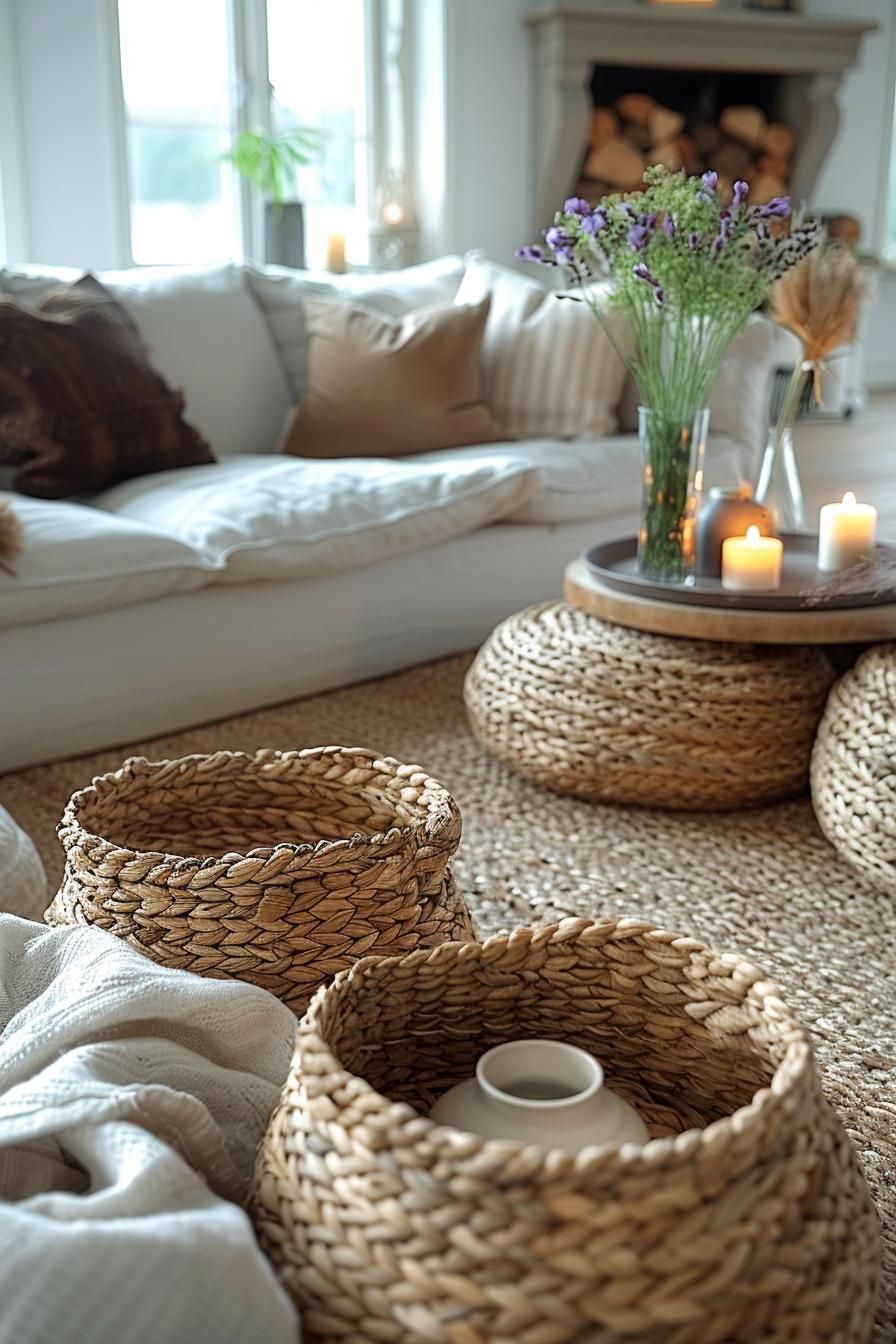 6. Coastal Storage With Wicker Baskets - photo 2