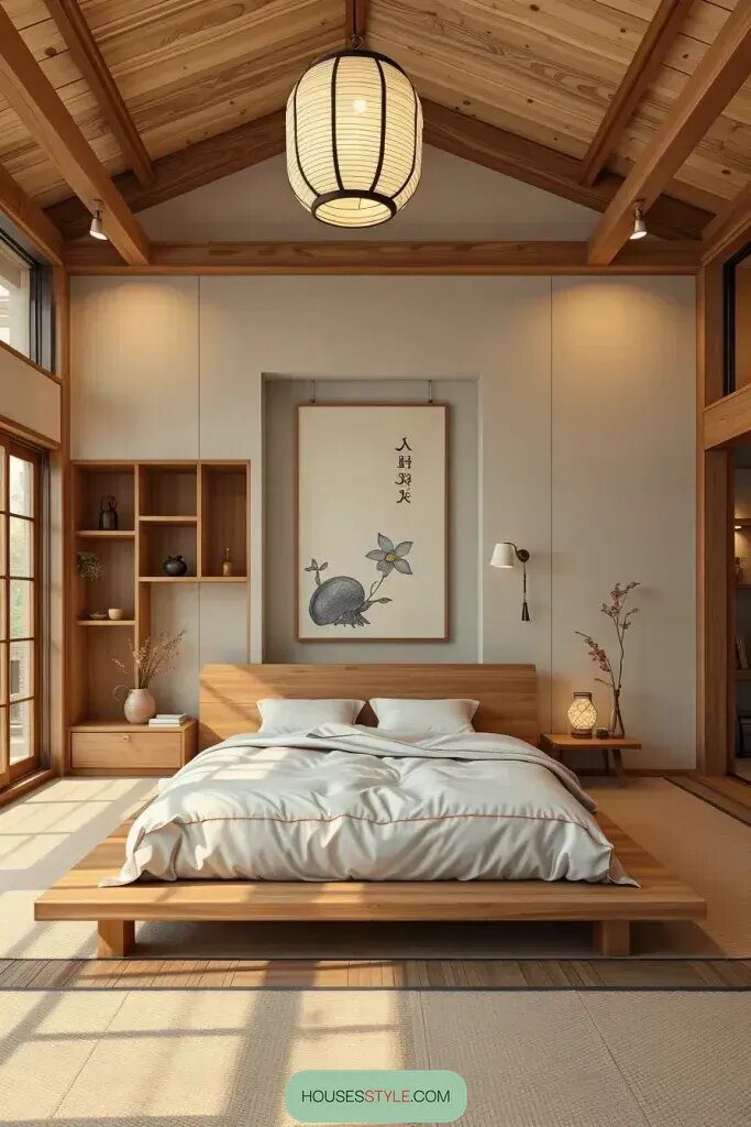 Open Layouts for Serene Japandi Bedrooms - photo 2